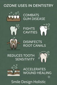 Infografic: ozone uses in dentistry